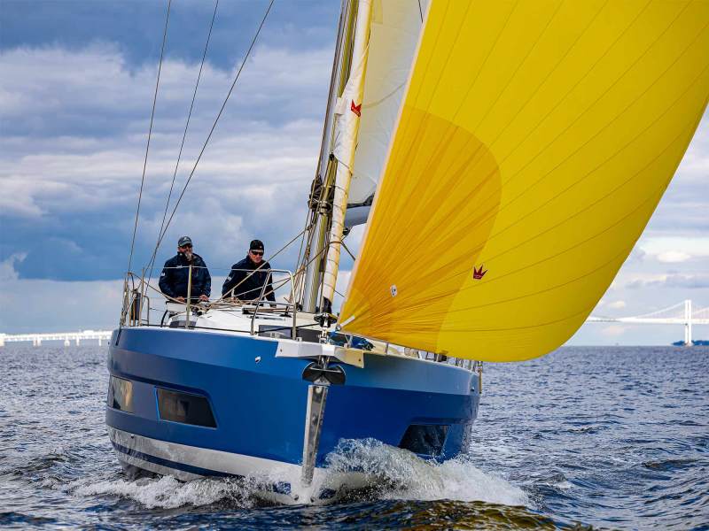 Dufour-BOTY-test Dufour 41 BOTY testing