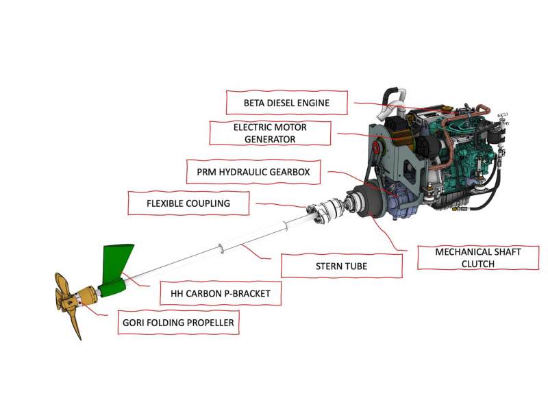 HH44 engine diagram