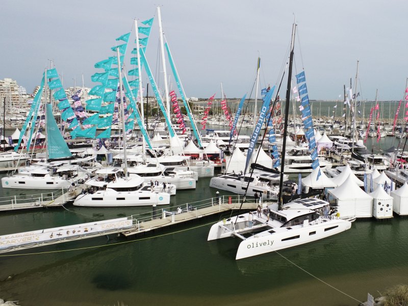 CRW424-Multihull-DJI-0038 International Multihull Show docks