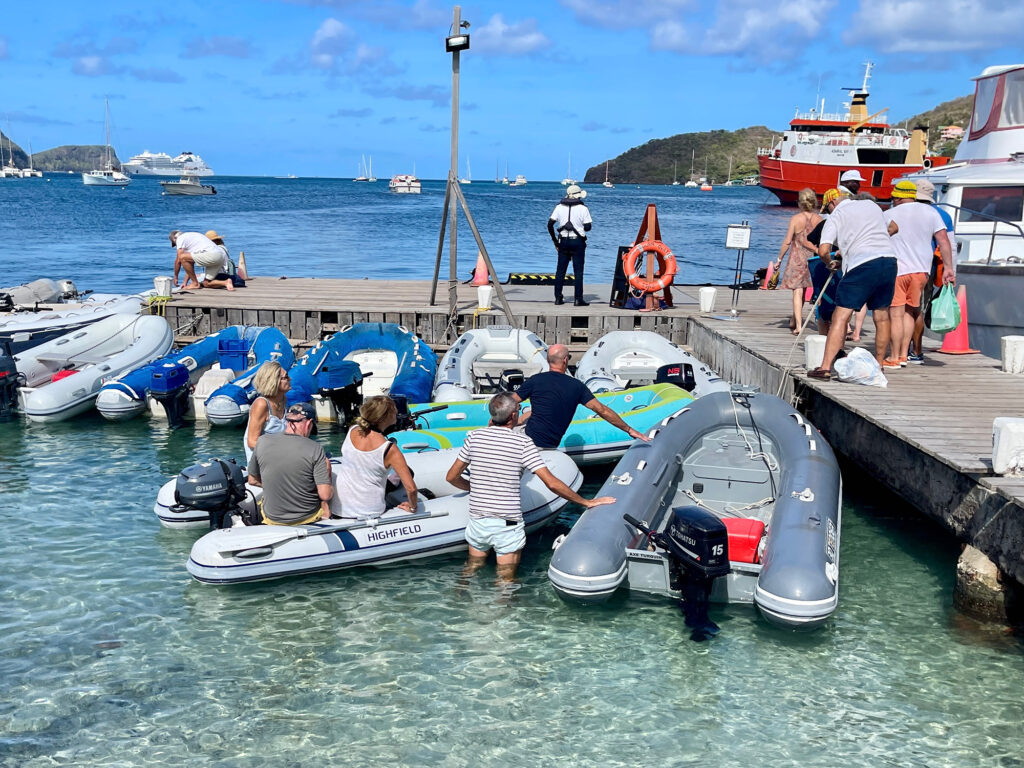 people with dinghies