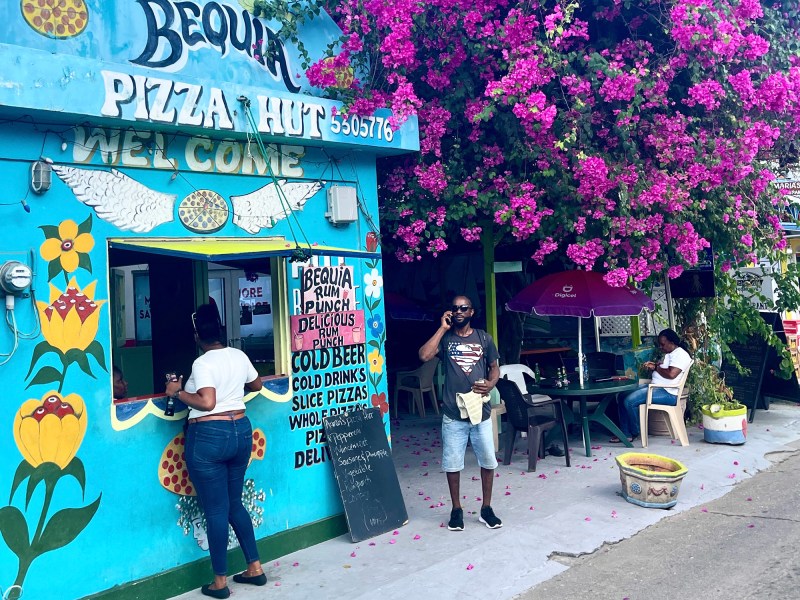 Food stand in Bequia