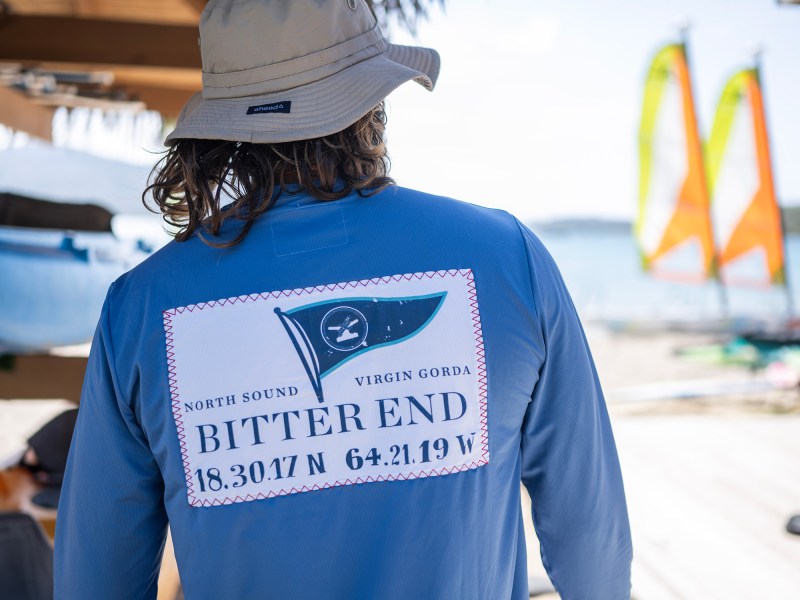 NIK_5867 The back of a Bitter End Yacht Club shirt