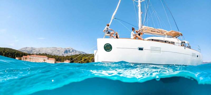 Sailboat in Croatia