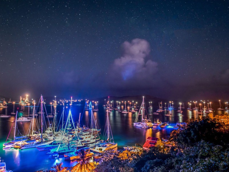 Holiday.Ad_ Bitter End Yacht Club at night