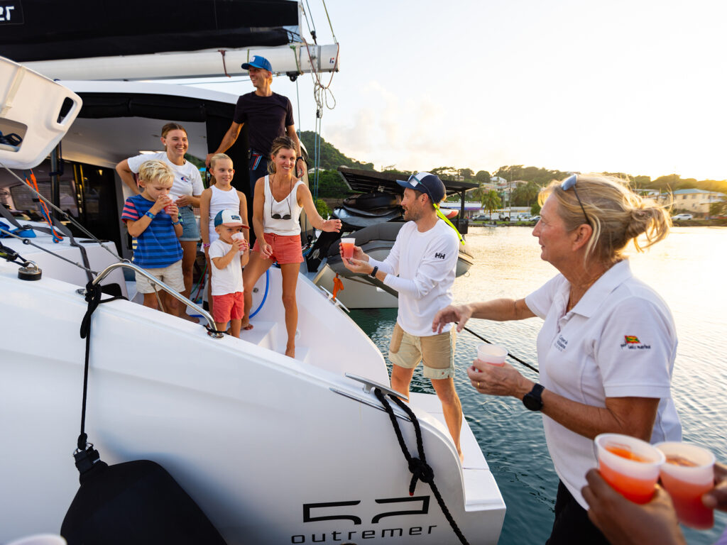 Henrik Vestnes Outremer 52 Salto NOR was first to arrive in Grenada