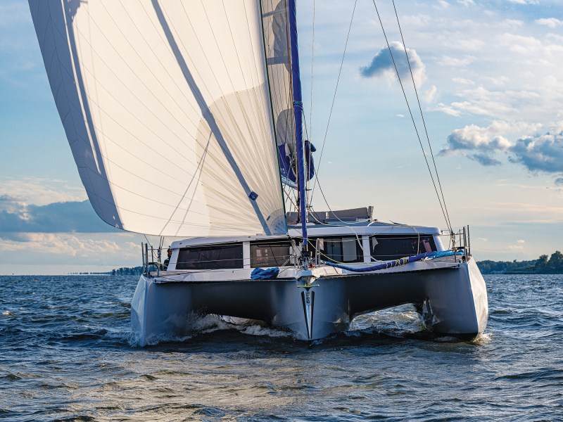 CW Boat of the Year 2025 Neel 52 on the water
