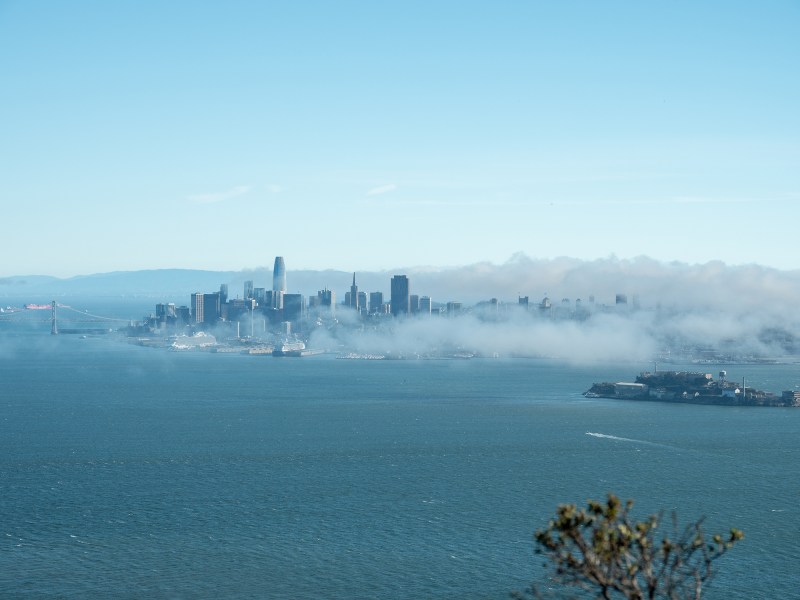 The city from Angel Island