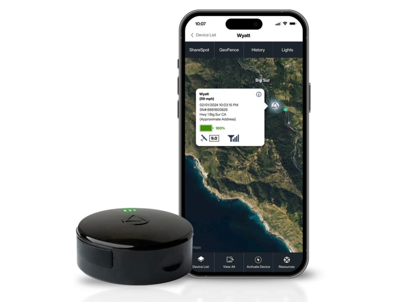LandAirSea 54 Tracker app