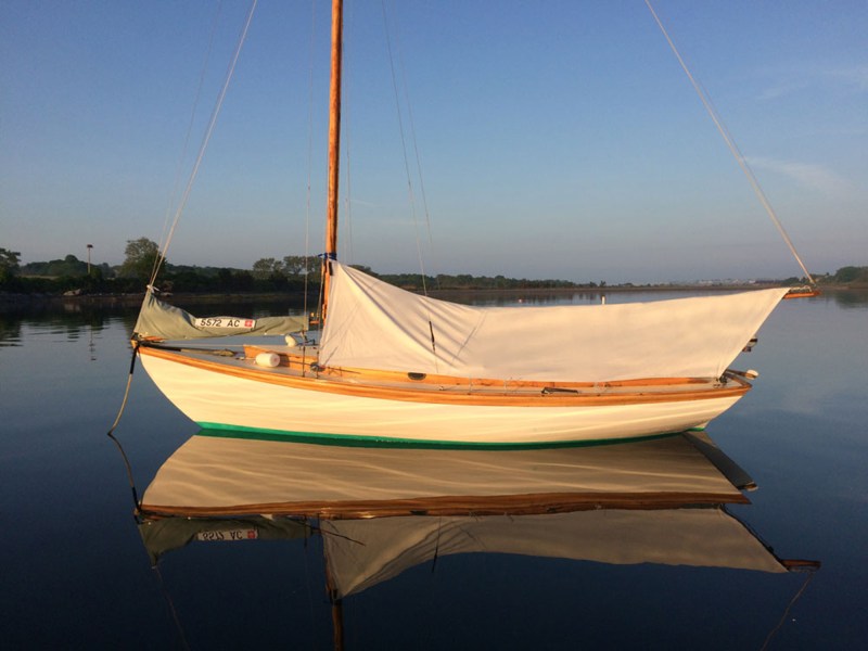 Matsya-sunrise Sailboat on the water at sunrise