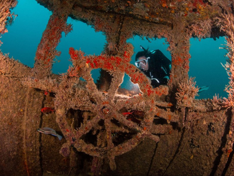 image2 Scuba diving a shipwreck