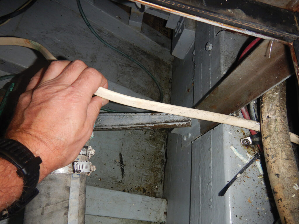 Securing an electrical wire