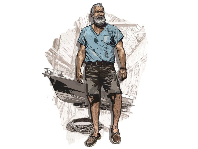 Illustration of sailor