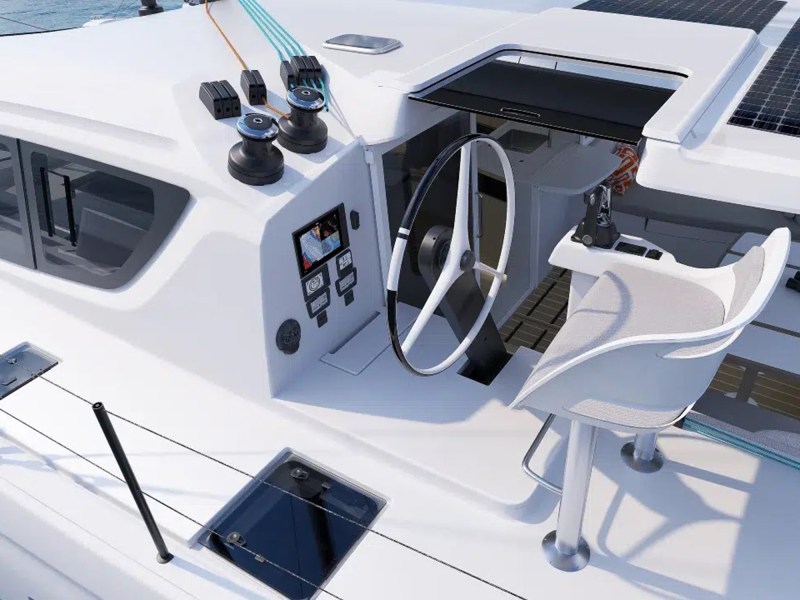 Render of Outremer 48 cockpit