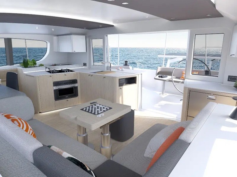 Render of Outremer 48 galley
