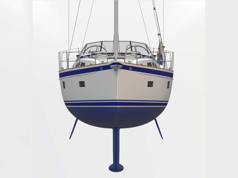 Hallberg-Rassy 370 rendering