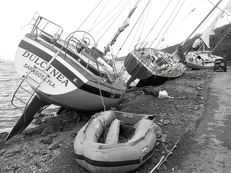 USVI after Hurricane Hugo
