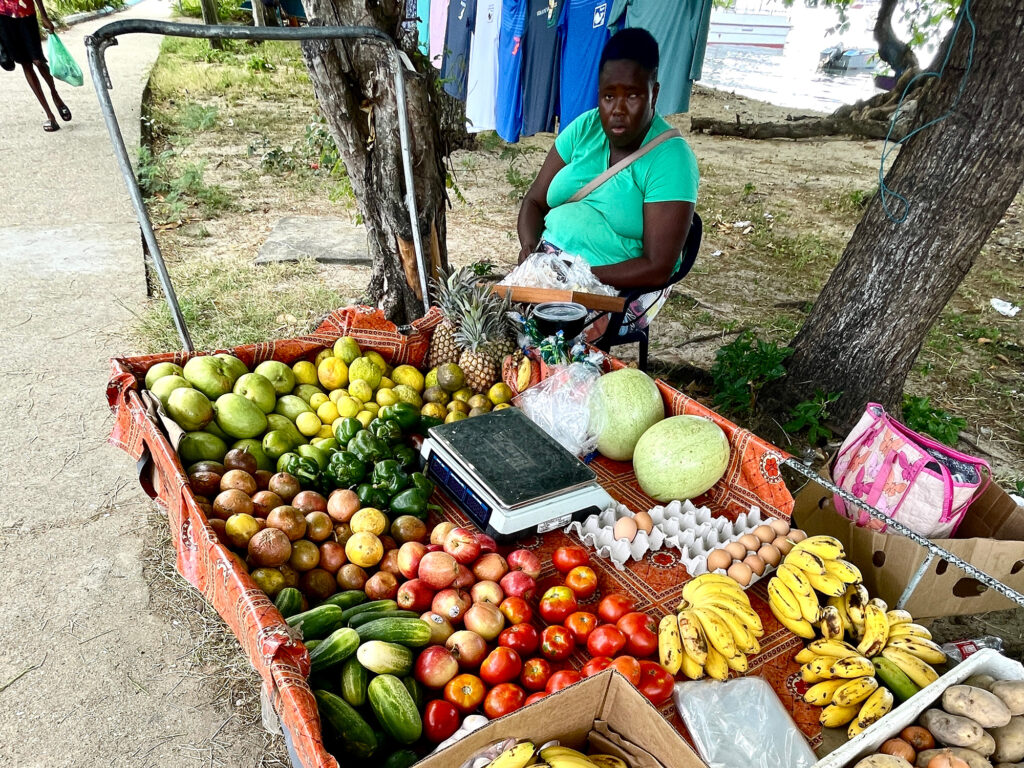Street stand in Bequia