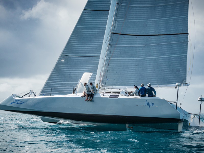 fuji Banuls 53 on the water