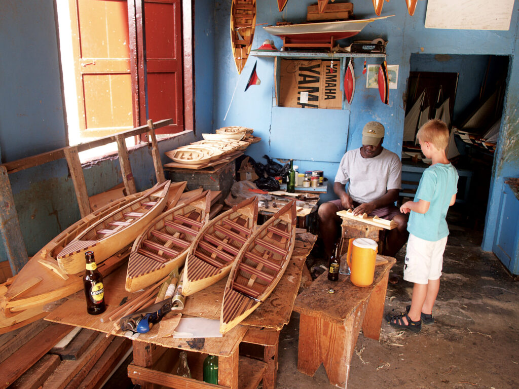 ­model-boat shop in Bequia
