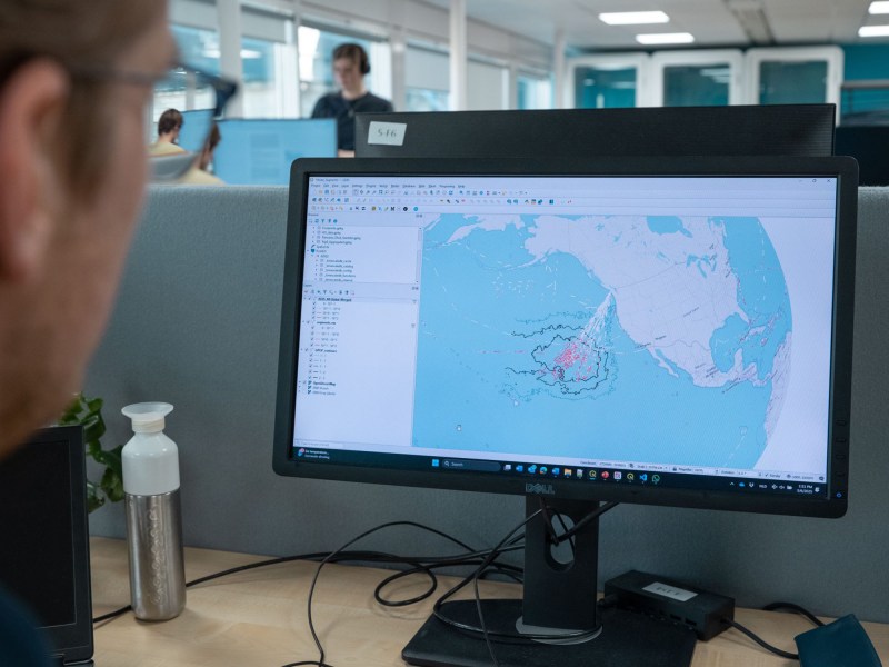 Ocean Cleanup system
