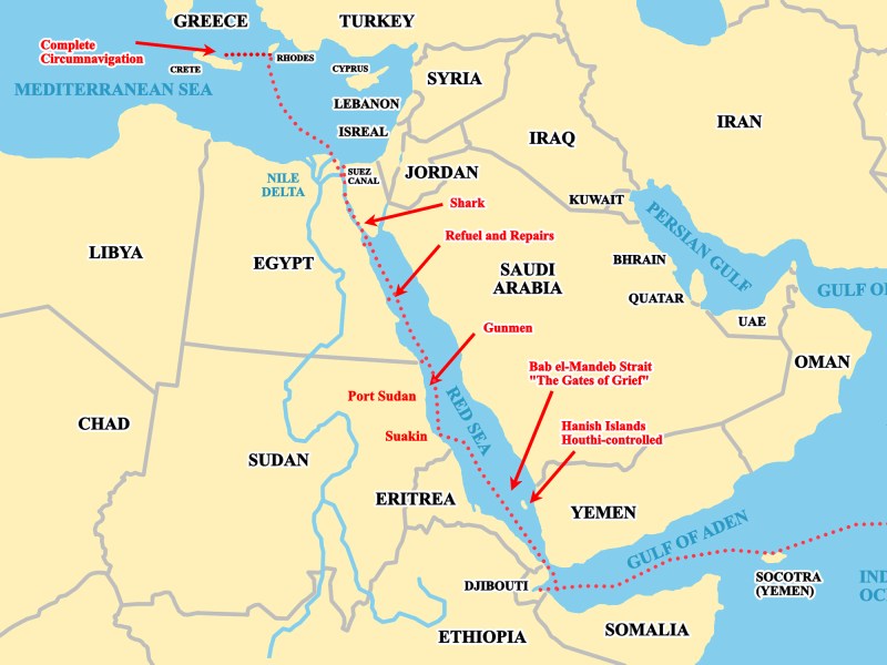 Red Sea Map
