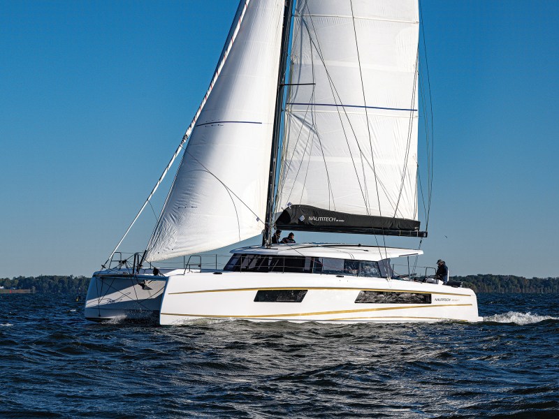 CW Boat of the Year 2025 Nautitech 48 Open during the 2025 BOTY trials
