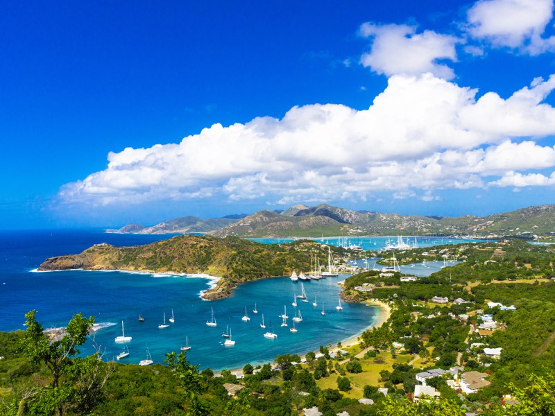 panoramic view of English Harbour