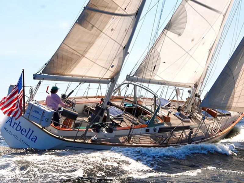 arbella kye 51 ketch at sea