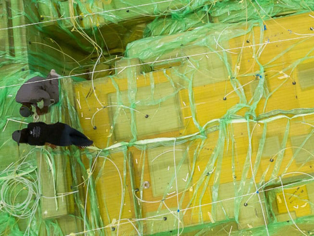 Resin infusion for a sailboat