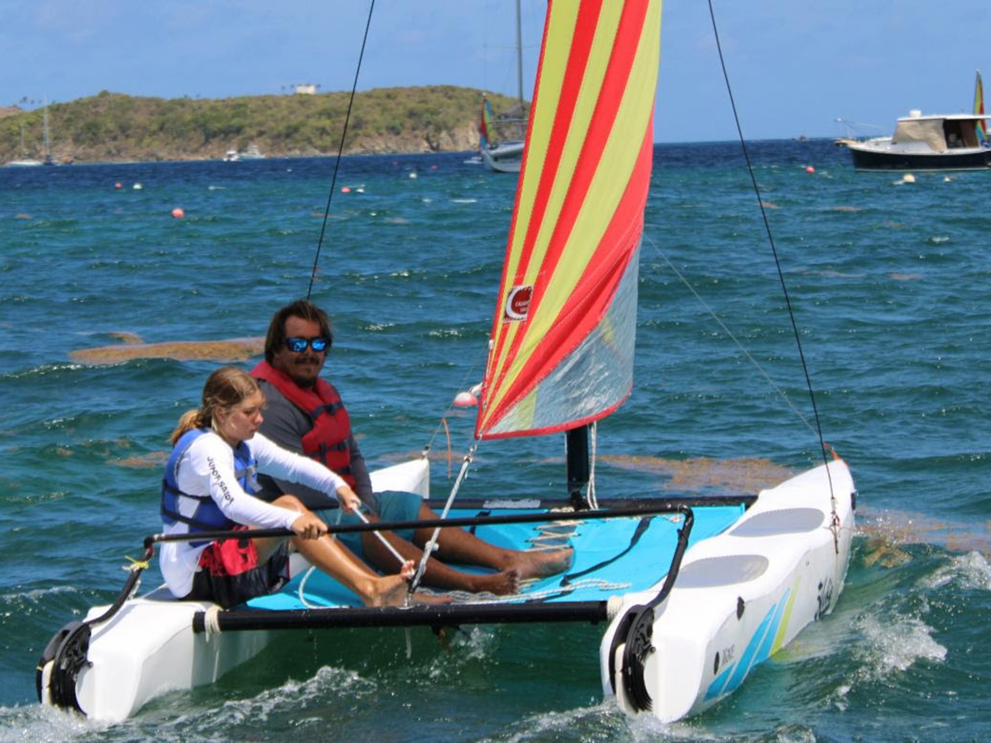 Junior Sailing Program in St. Thomas Graduates 22 Sailors