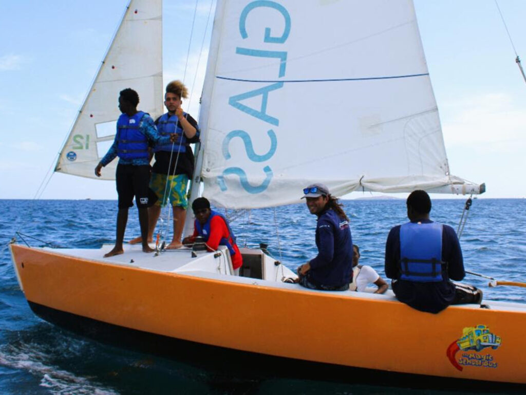Junior sailors in St. Thomas