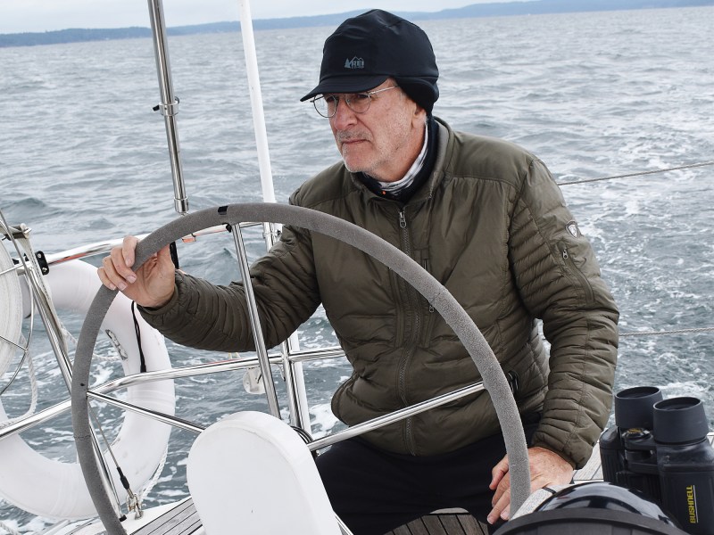 Dan Beringer in the cockpit