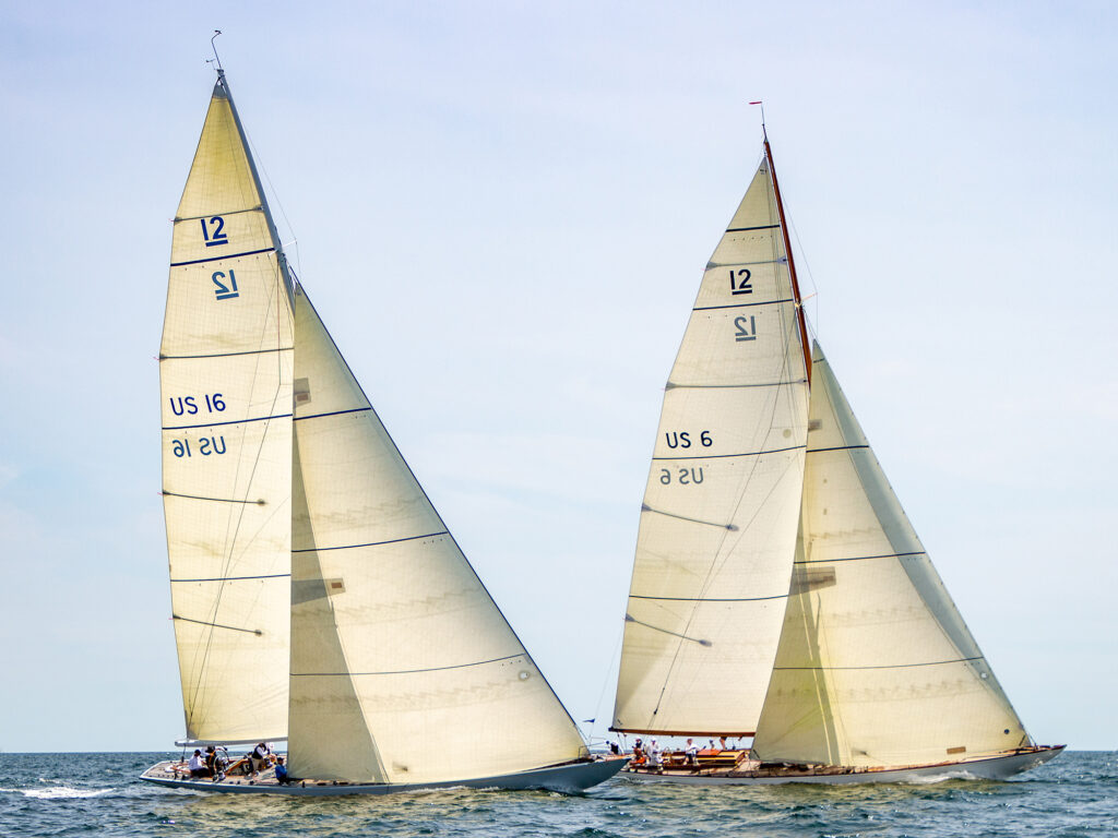 Racing yachts on Narragansett Bay
