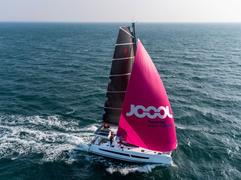 joool Joool sail on a cruising sailboat