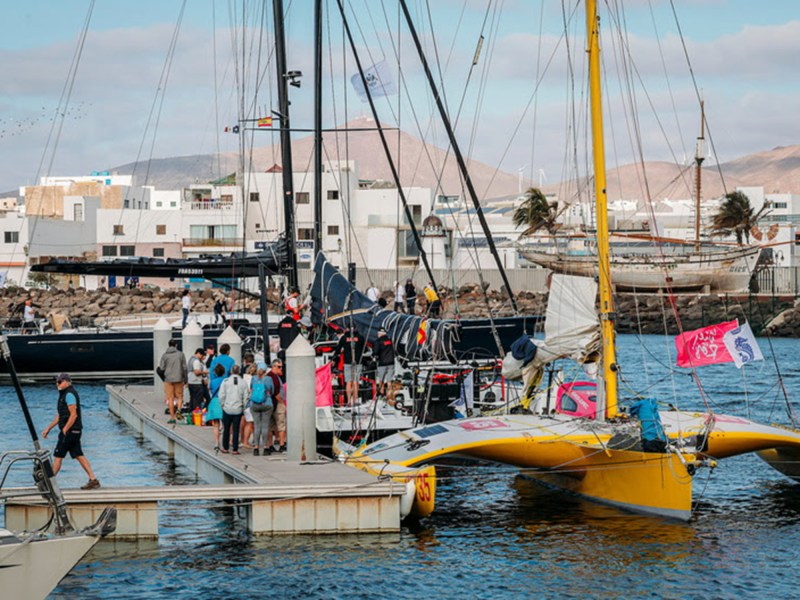The docks at Marina Lanzarote