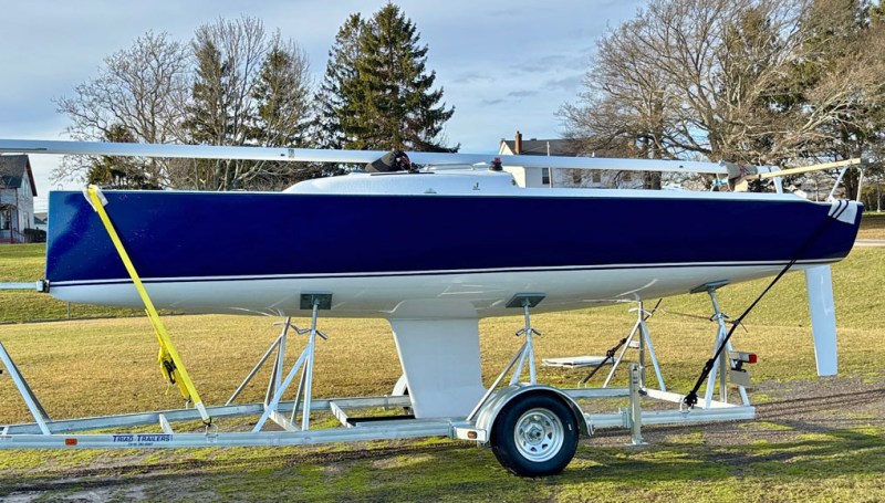 J/7 on a trailer