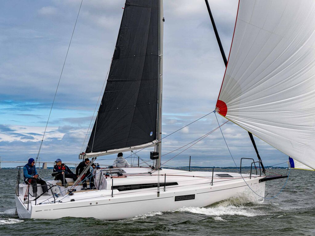 Beneteau First 30 during testing