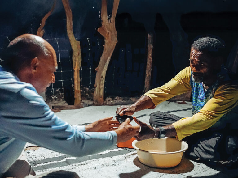 Kava ceremony in Fiji