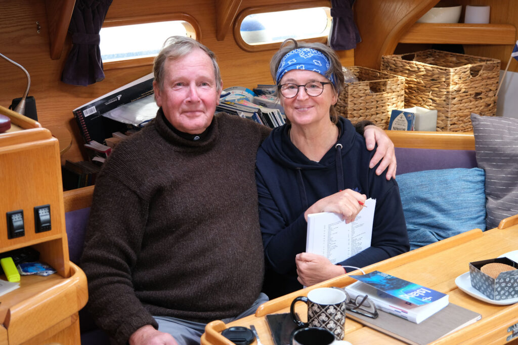 Mike and Ingrid down below