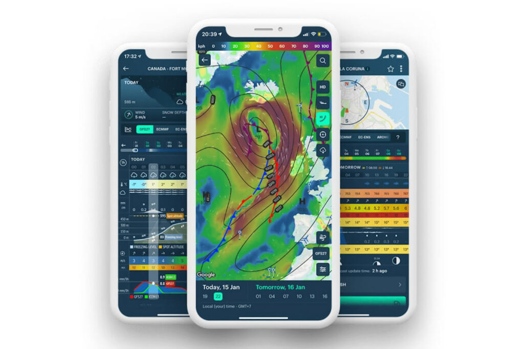 Marine weather application