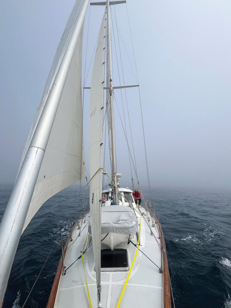 Sailing in fog