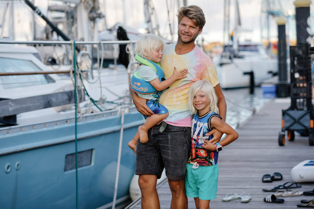 Alfredson’s son and grandchildren