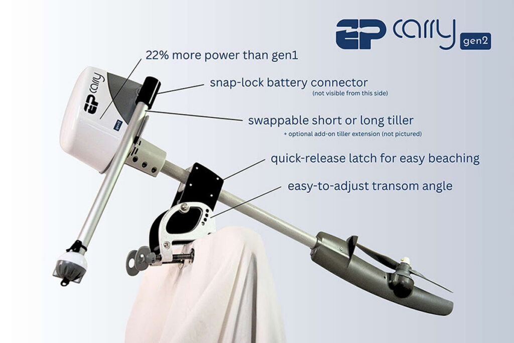 EP Carry Gen2 electric outboard