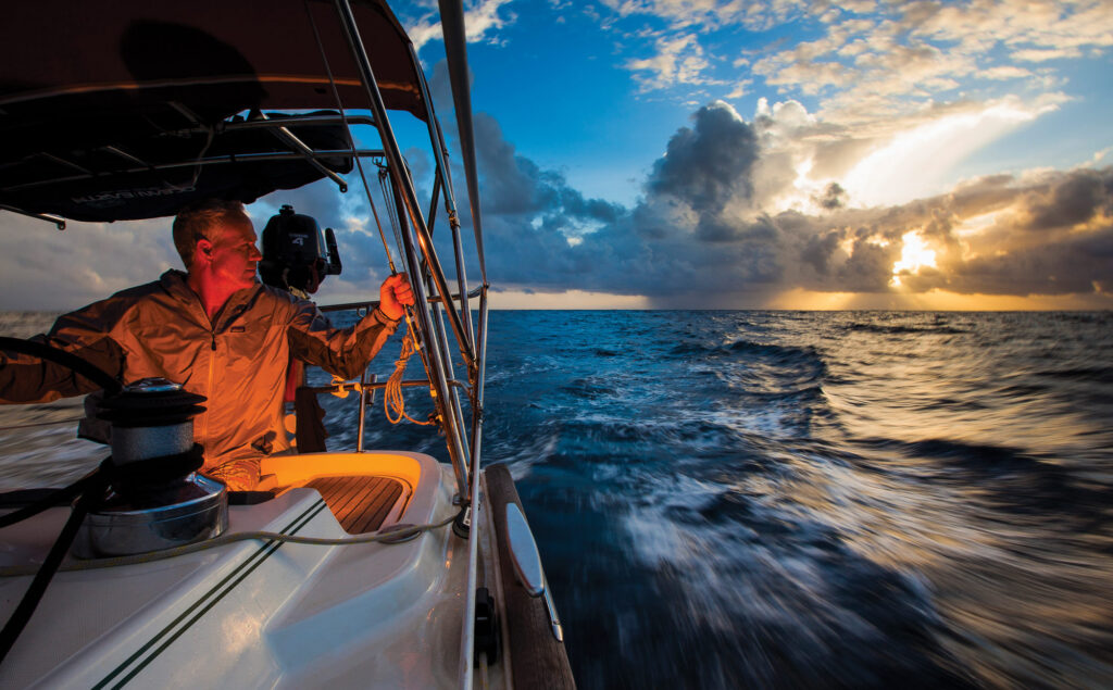 Sunrise during one of many Atlantic crossings