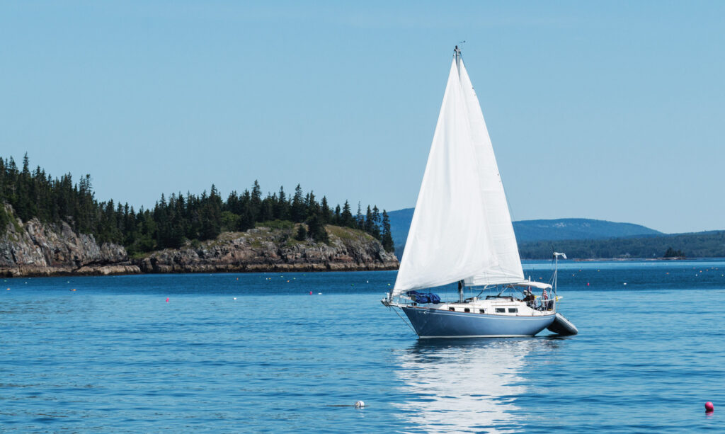 Sailing through a float field