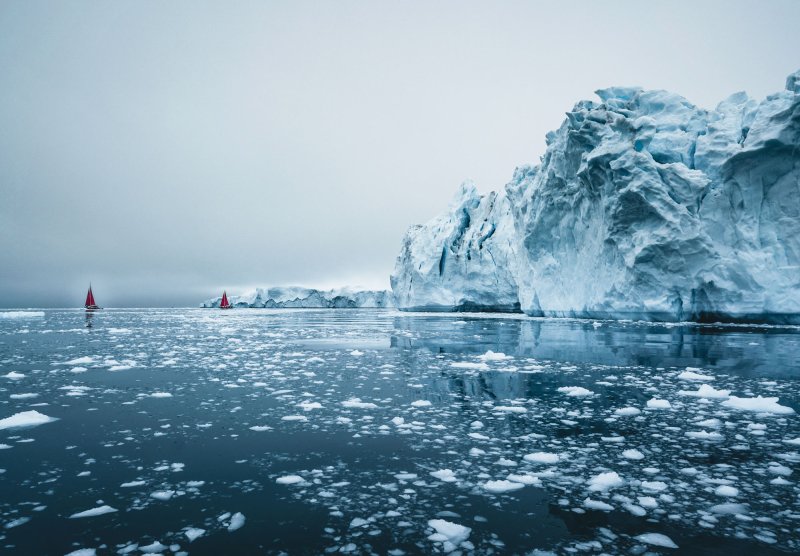 Greenland’s Disko Bay icebergs