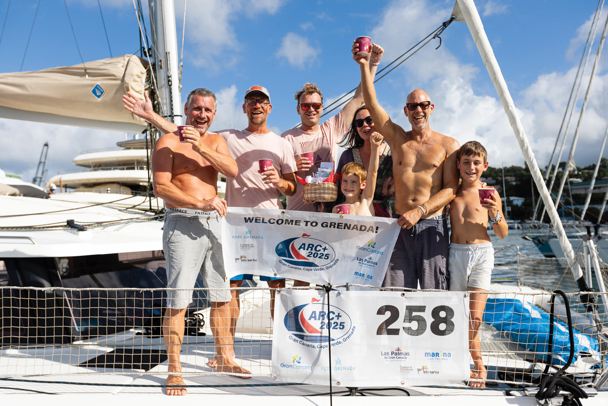 Sailing group arriving in Grenada