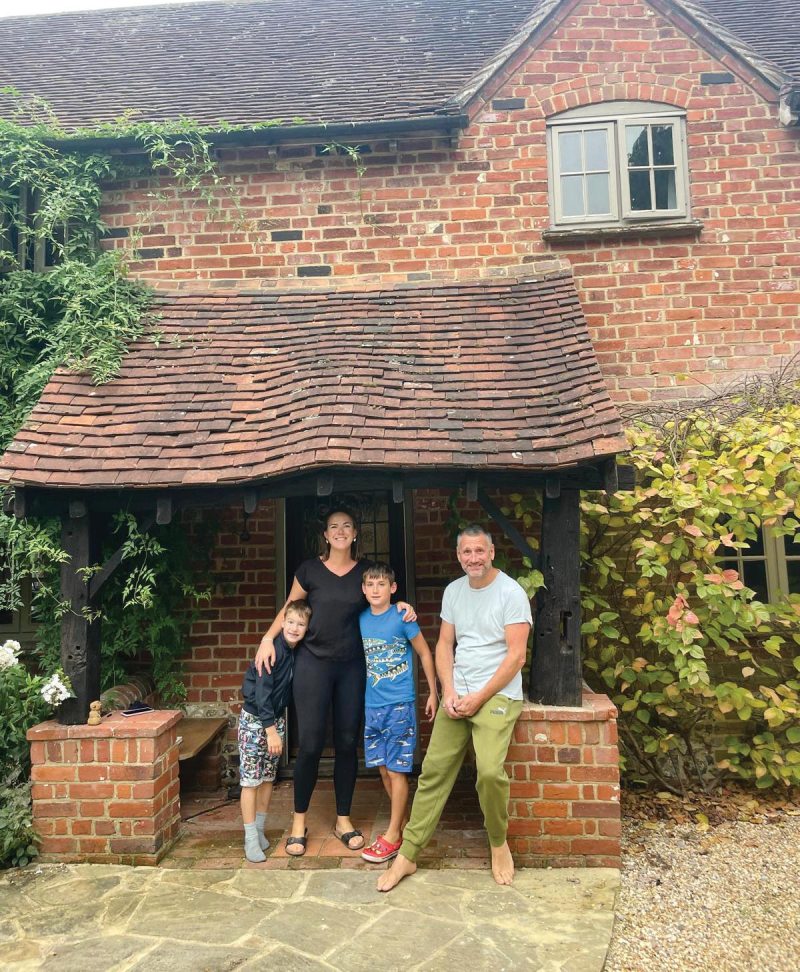 The Simpsons leave their 500-year-old Frieth, England, cottage