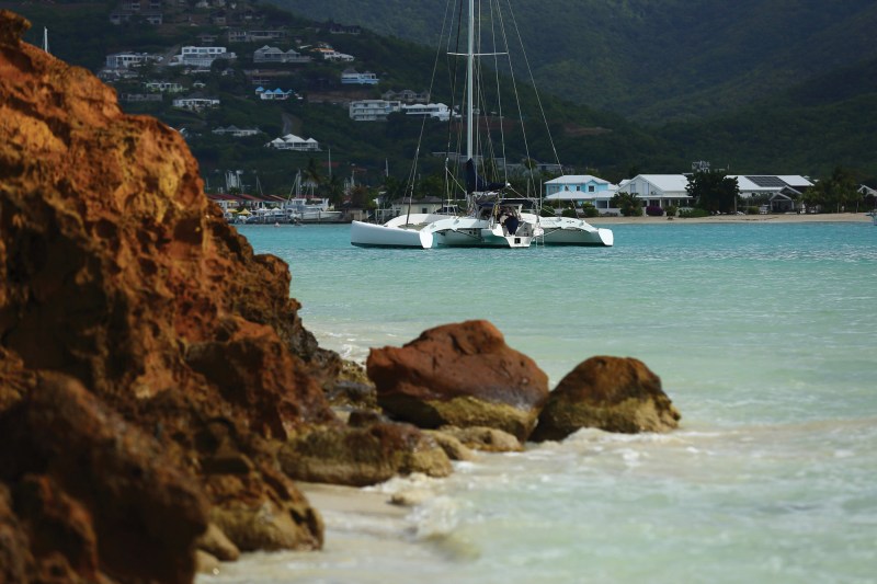 Thunderbird at anchor in Antigua