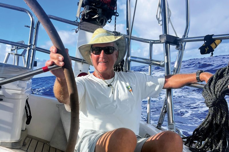 Jay Gowell at the helm